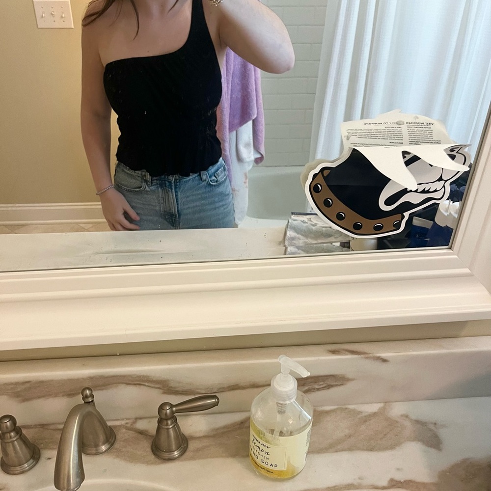 Urban Outfitters Black Crop Top